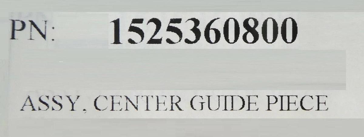 Novellus Systems 15-253608-00 Center Guide Piece Assembly New Surplus