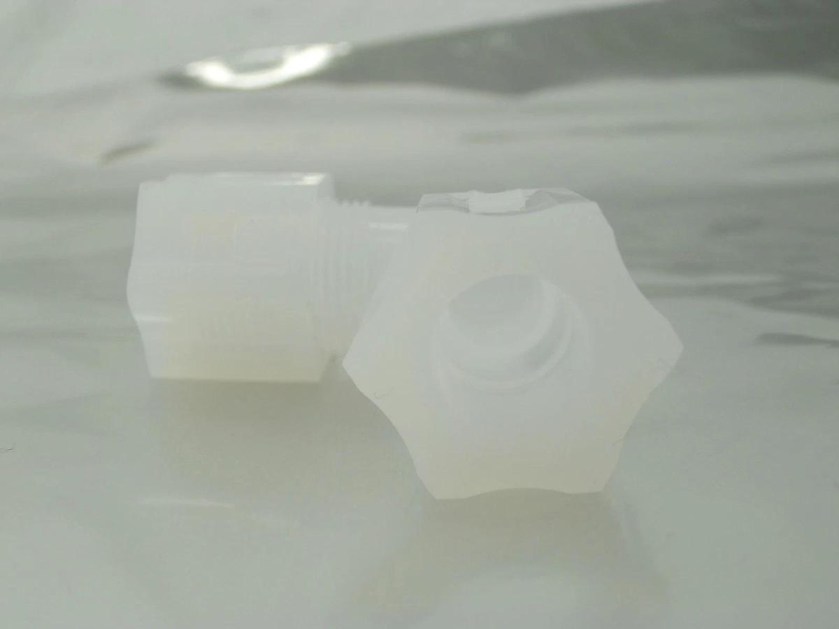 Entegris UE8N 1/2" Integral Ferrule Elbow Union PFA Reseller Lot of 10 New