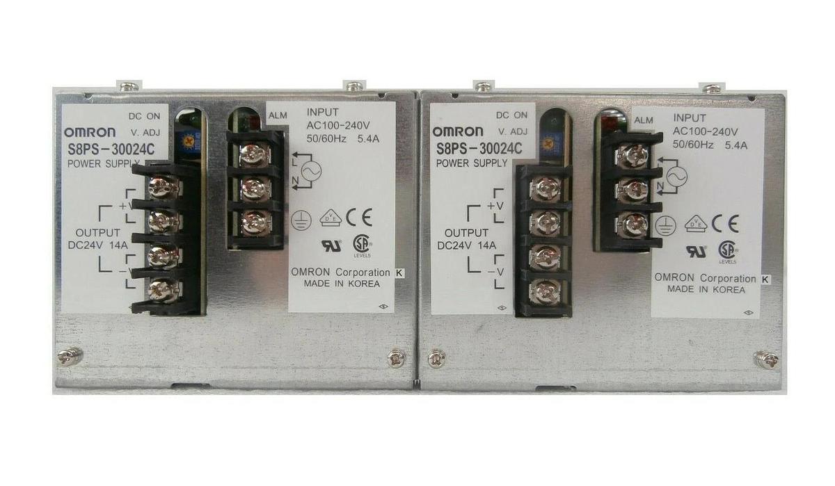 Used Omron S8PS-30024C Power Supply Reseller Lot of 2 Working Surplus