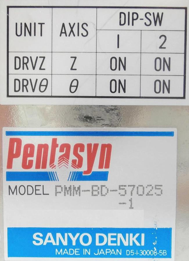 Used Sanyo Denki PMM-BD-57025-1 Servo Driver Assembly TEL Tokyo Electron P-8 Working