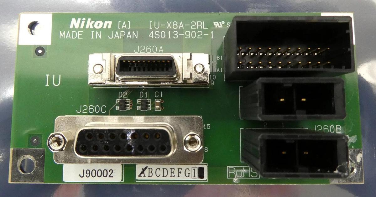Used Nikon 4S013-902-1 Interface Board PCB IU-X8A-2RL NSR System Working Surplus