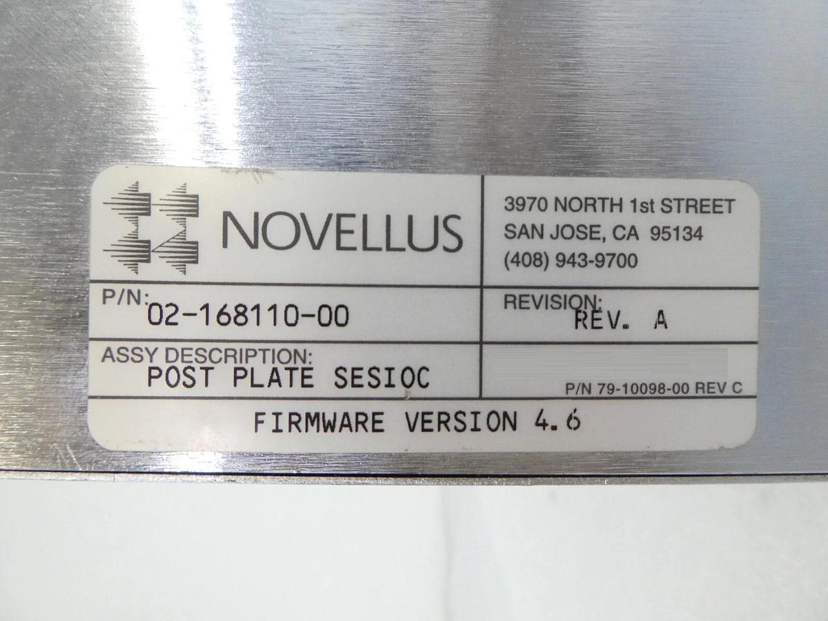 Used Digital Dynamics 02-168110-00 sioc POST PLATE STD Novellus Systems Surplus