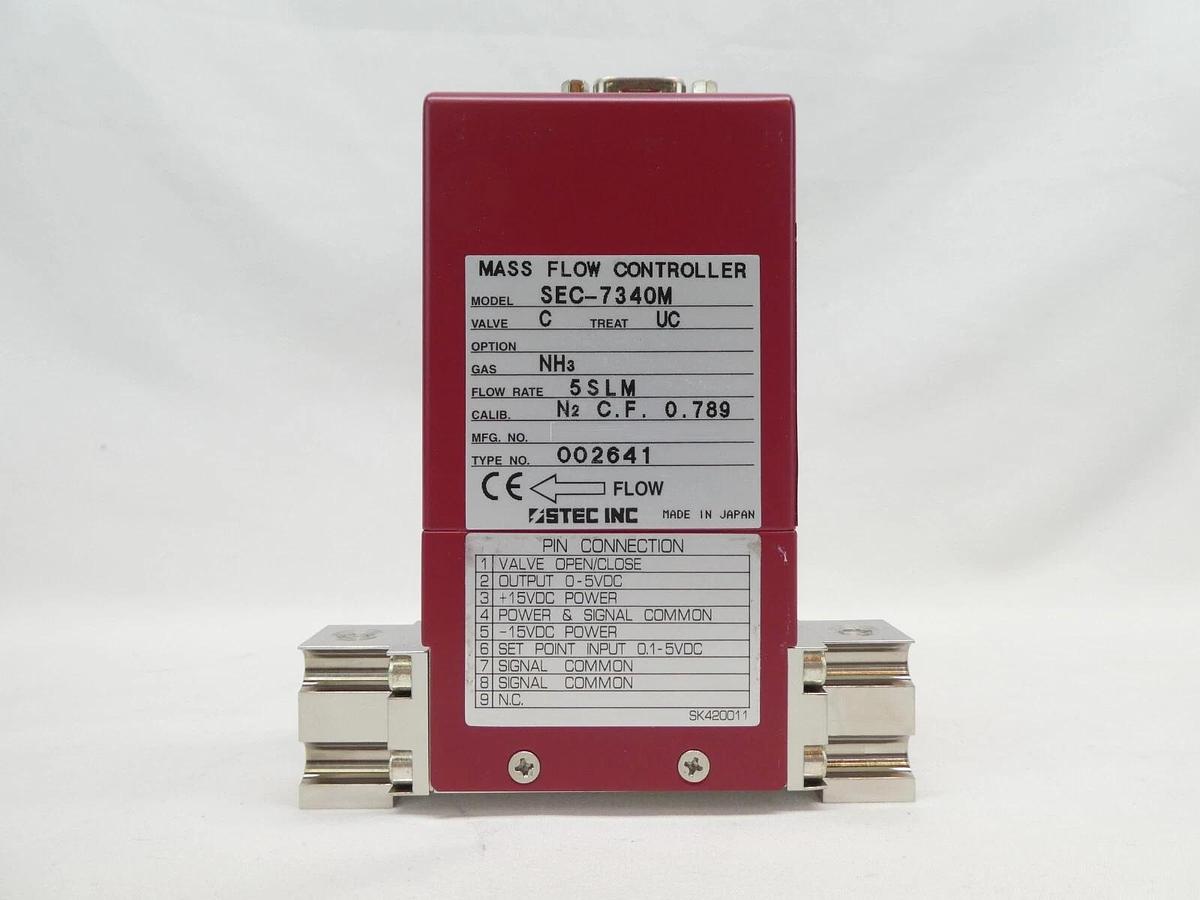 Used STEC SEC-7340M Mass Flow Controller MFC 5 SLM NH3 Reseller Lot of 5 Working