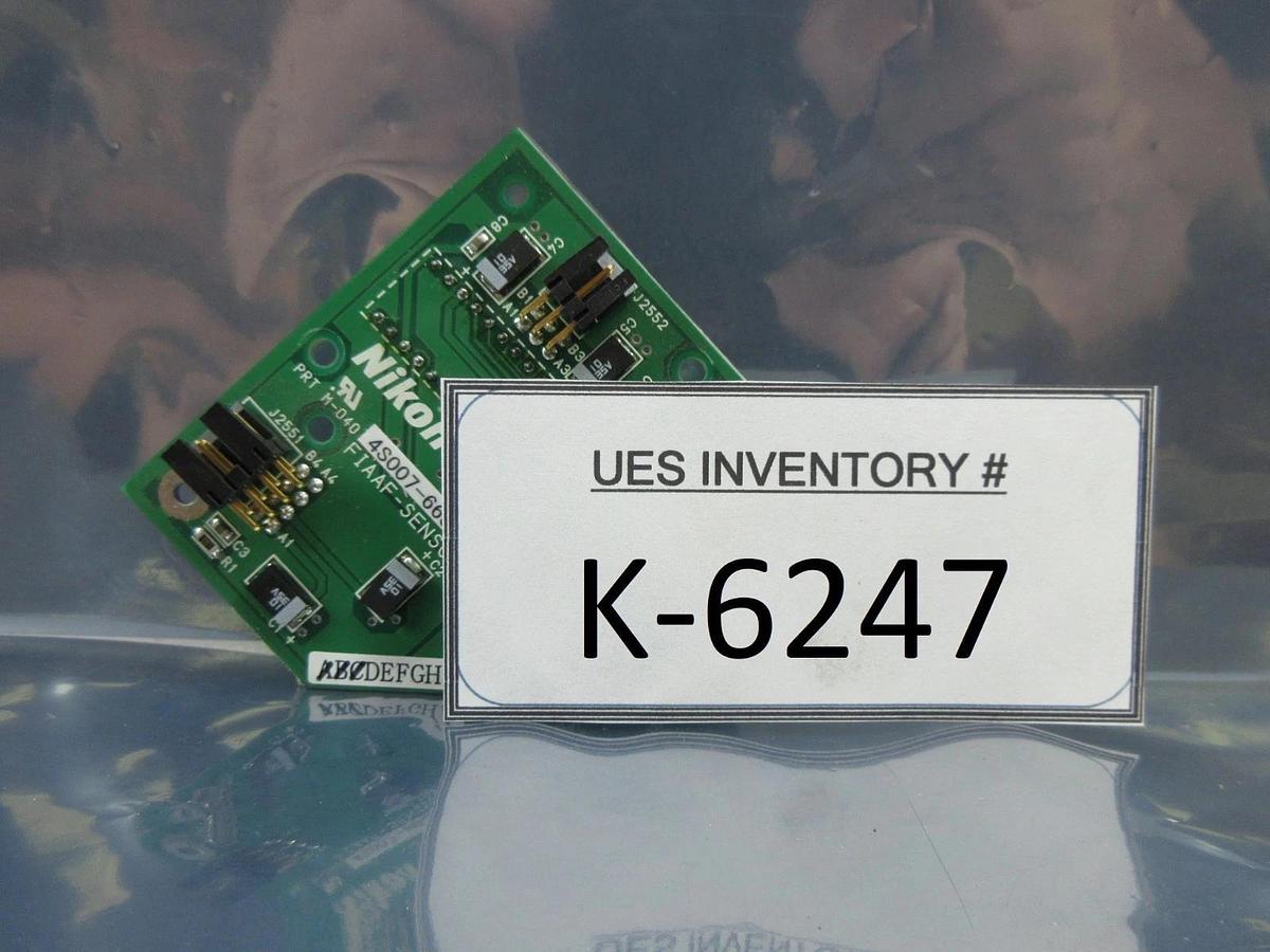 Used Nikon 4S007-663-1 Relay Sensor Board PCB FIAAF-SENSOR-A NSR-S306C System Used