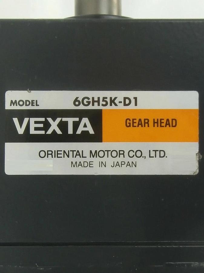 Used Oriental Motor BXM6400-B1 Brushless DC Motor with Gear Head 6GH5K-D1 Spare