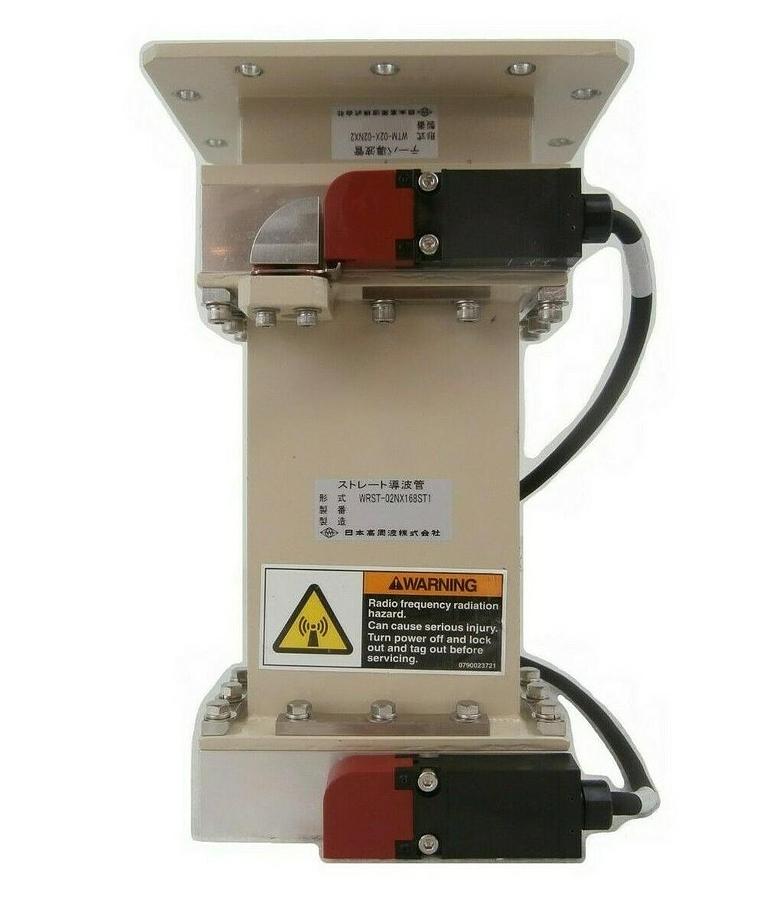 Used Nihon Koshuha WRST-02NX168ST1 Waveguide WTM-02X-02NX2 TEL Tokyo Electron Working
