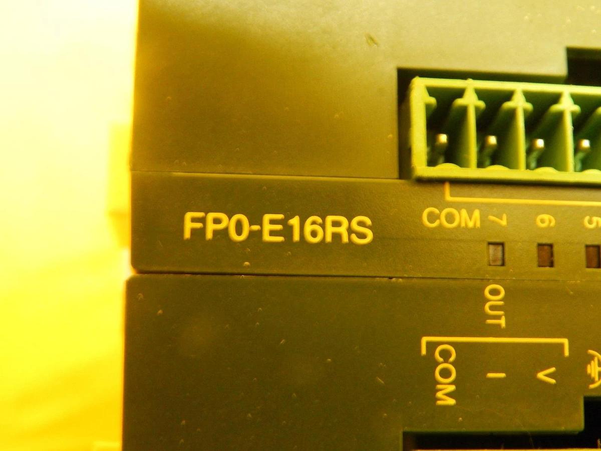 Used Matsushita NAiS Programmable PLC System FP0-C14 FP0-E16 FP0-A21 Used Working