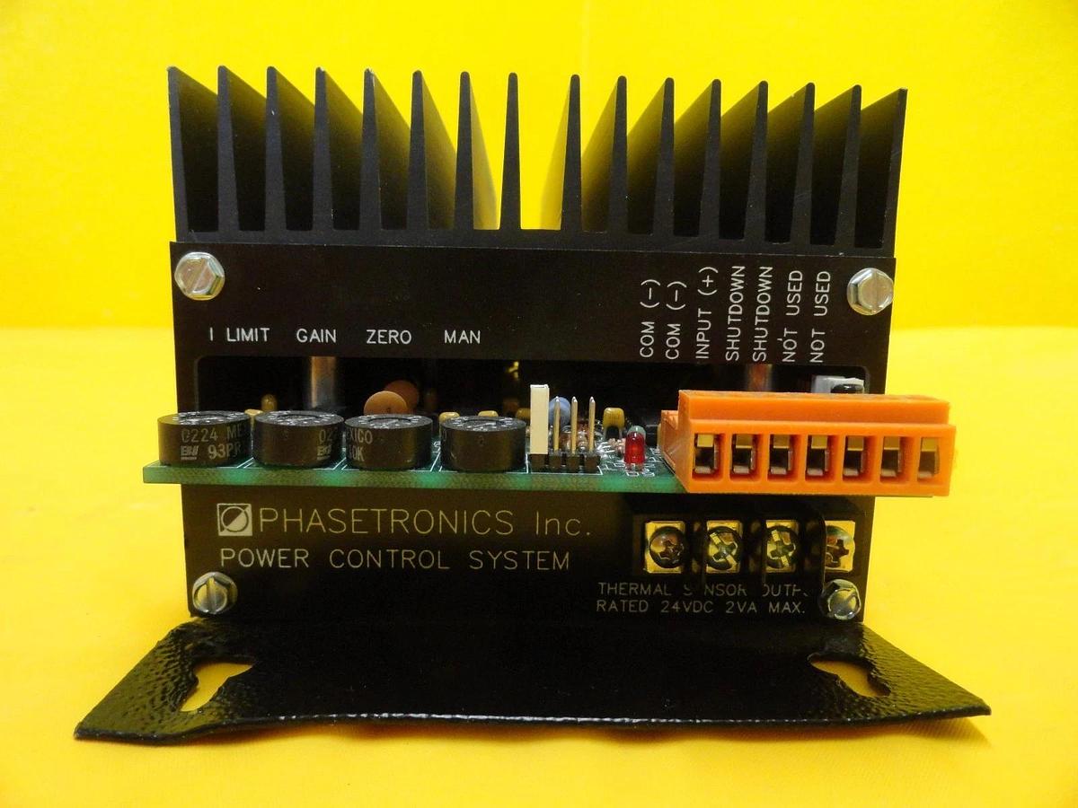 Used Phasetronics P1050-X2-60 Power Control System Used Working