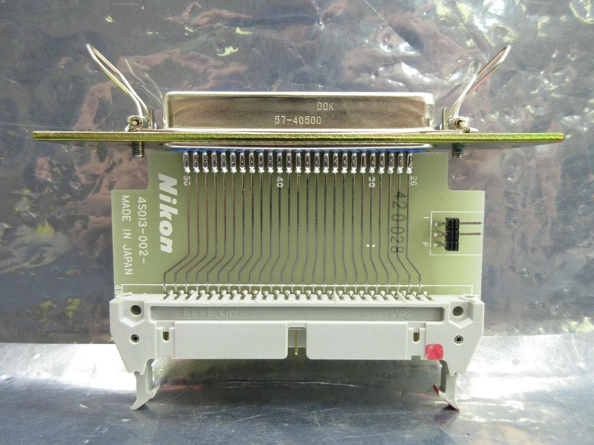 Used Nikon 4S013-002 Interface Board PCB NSR-1755G7A Step-and-Repeat G-Line Used