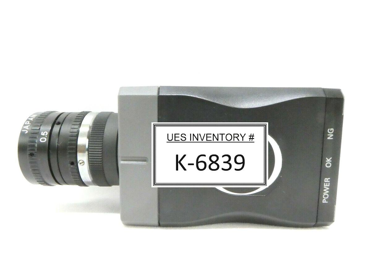 Used Omron V400-F050 2D Code Reader C-Mount with 25mm TV Lens Nikon NSR-610C Working