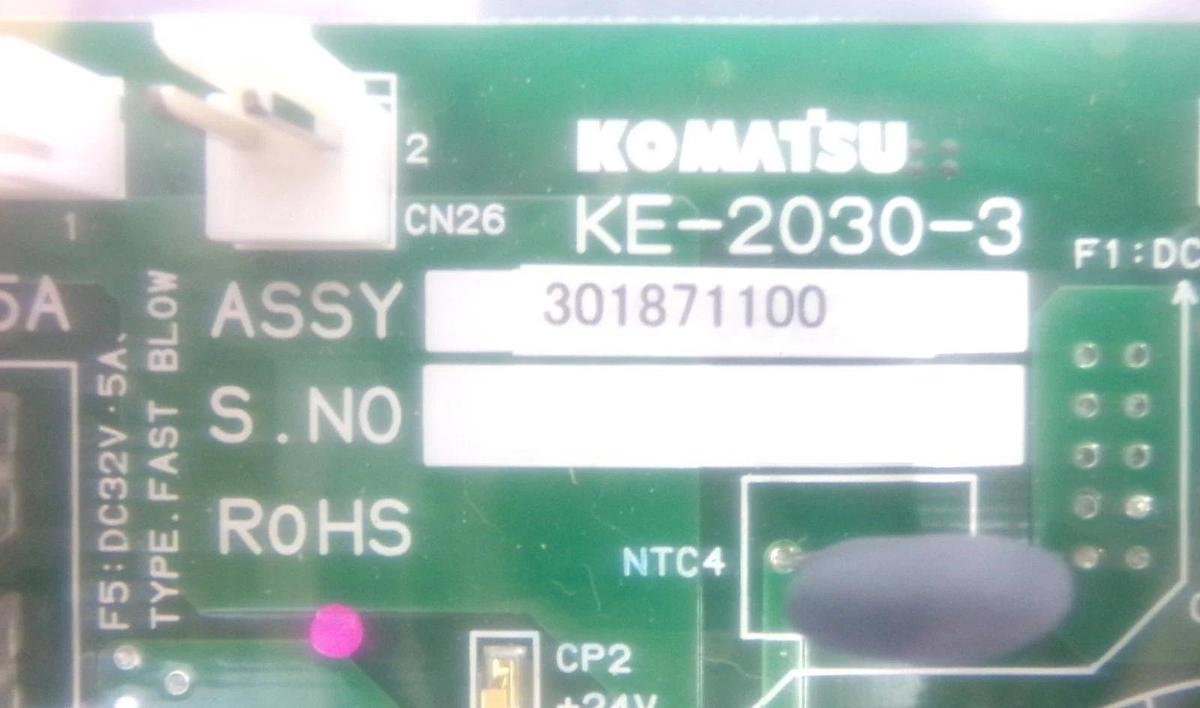 Komatsu 301871100 Interface PCB KE-2030-3 TEL 2914-000602-11 New Surplus