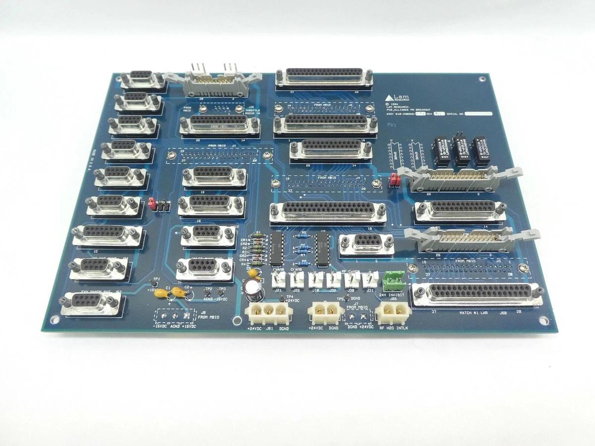 Used Lam Research 810-490656-001 Alliance PM Breakout PCB Working Surplus