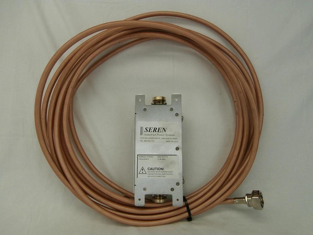 Used Seren IPS 9500160000 27.12MHz RF Trap LPF2S5K with 10.5M RF Cable Used Working