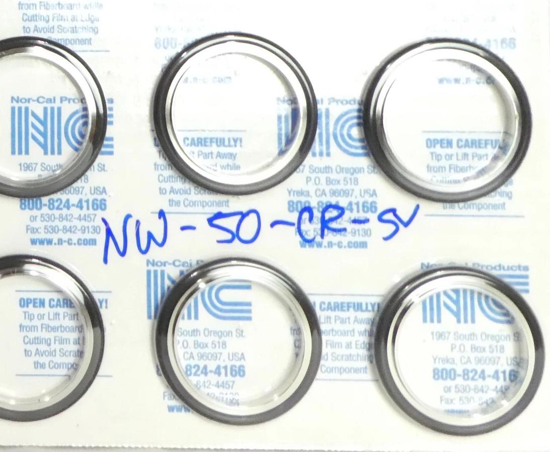Nor-Cal NW-50B-100 Bored Flange NW-50 x 1" Reseller Lot of 72 New Surplus