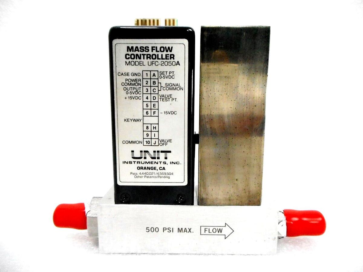 Used UNIT Instruments UFC-2050A Mass Flow Controller MFC 30 SLM N2 Used
