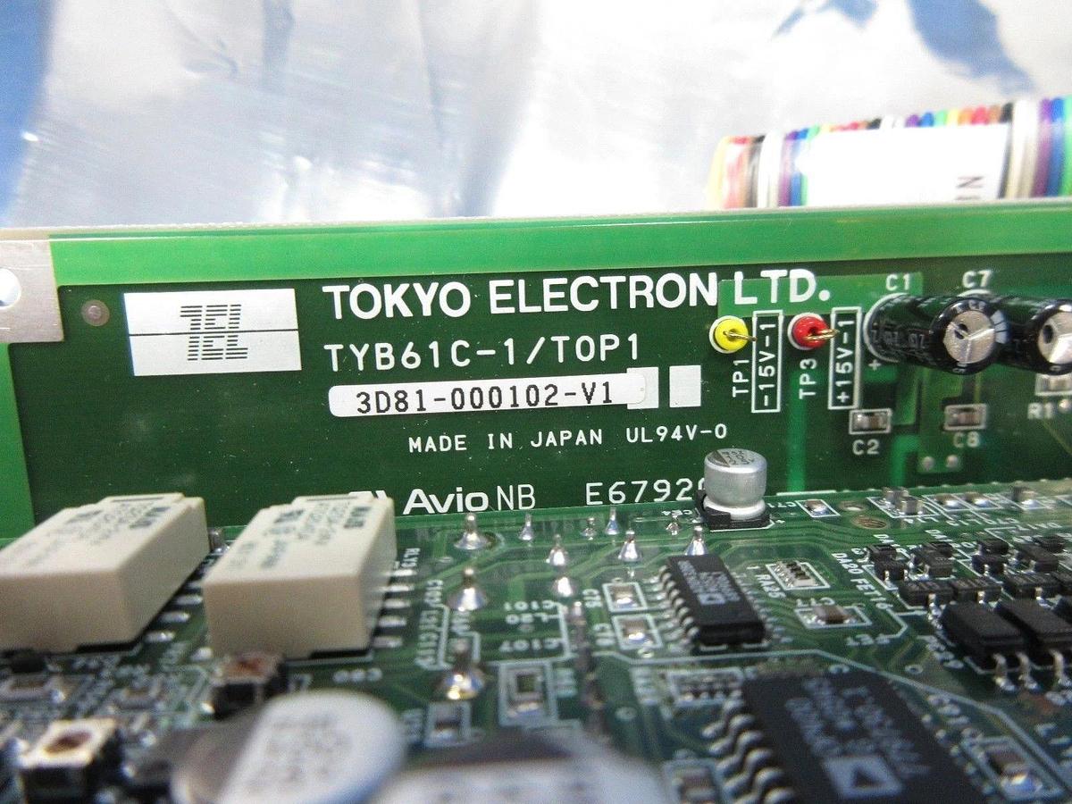Used TEL Tokyo Electron 3D81-000102-V1 PCB TYB16C-1/TOP1 3D08-000063-11 Used
