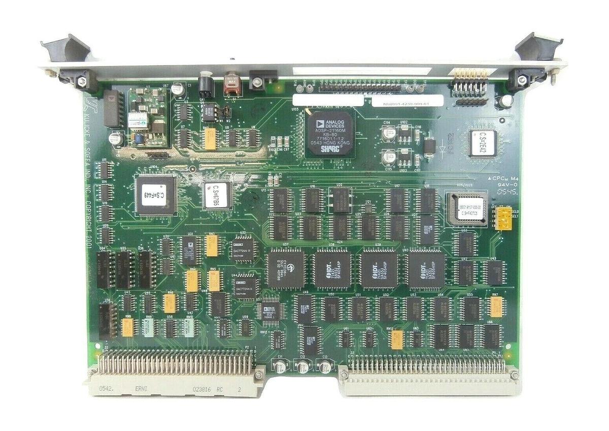 Used Kulicke & Soffa N08001-4238-000-01 Servo CPU PCB Card 8001-4238 Working Surplus