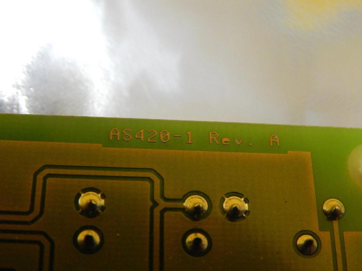Used Alphasem AG AS420-1-01 Relay Board PCB AS420-1 Used Working
