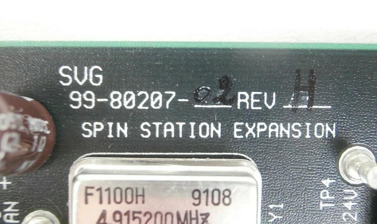 Used SVG Silicon Valley Group 99-80207-02 Spin Station Expansion Board PCB Rev. H 90S