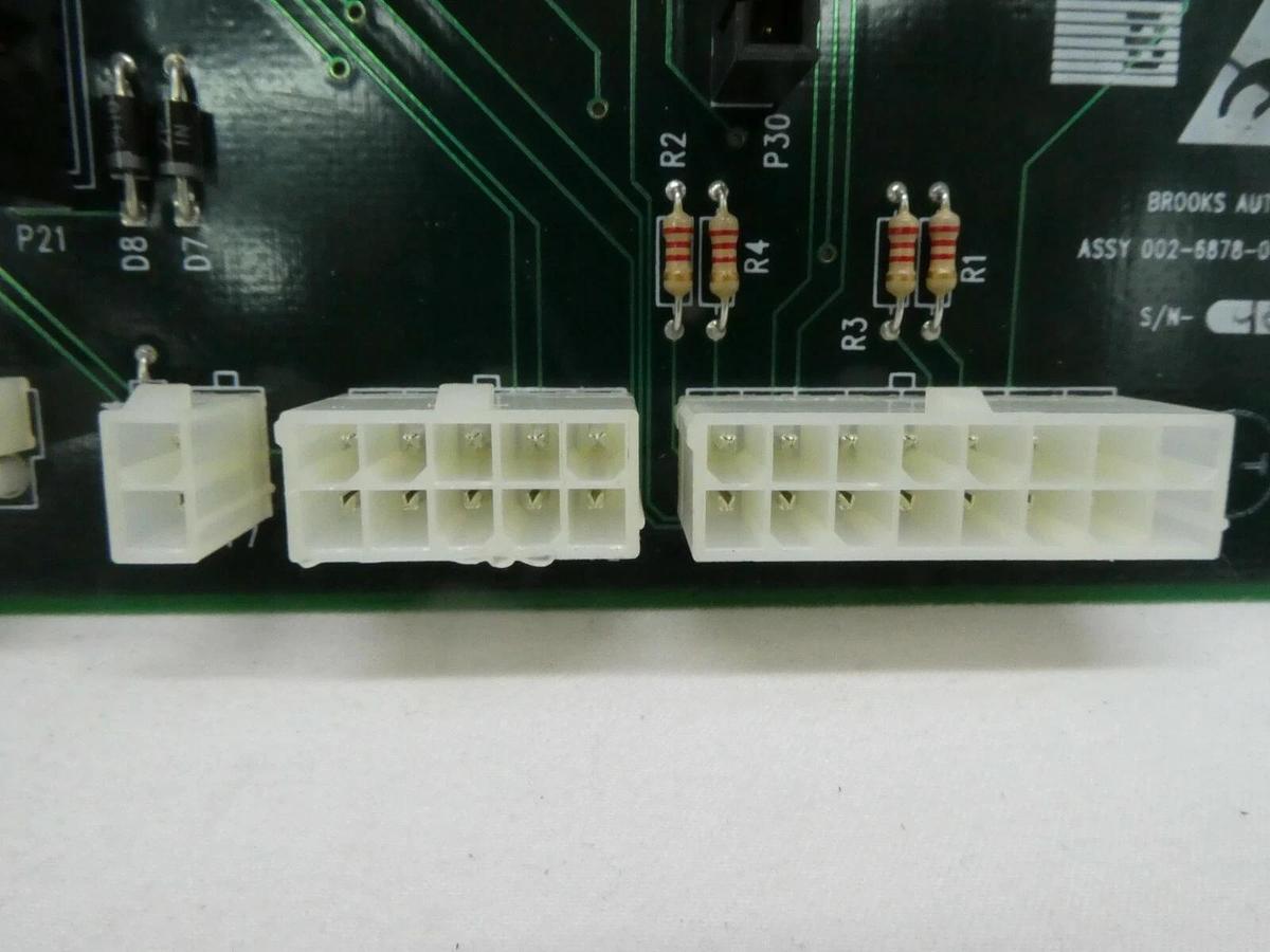 Used Brooks Automation 002-6878-04 Interface Board PCB Rev. A1 Working Spare