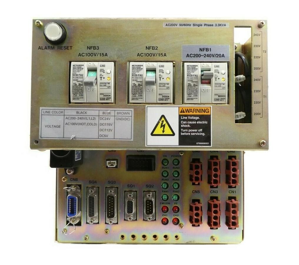 Used Nagano JRC 3380-000338-11 Power Supply NJD-5979 TEL Tokyo Electron Untested