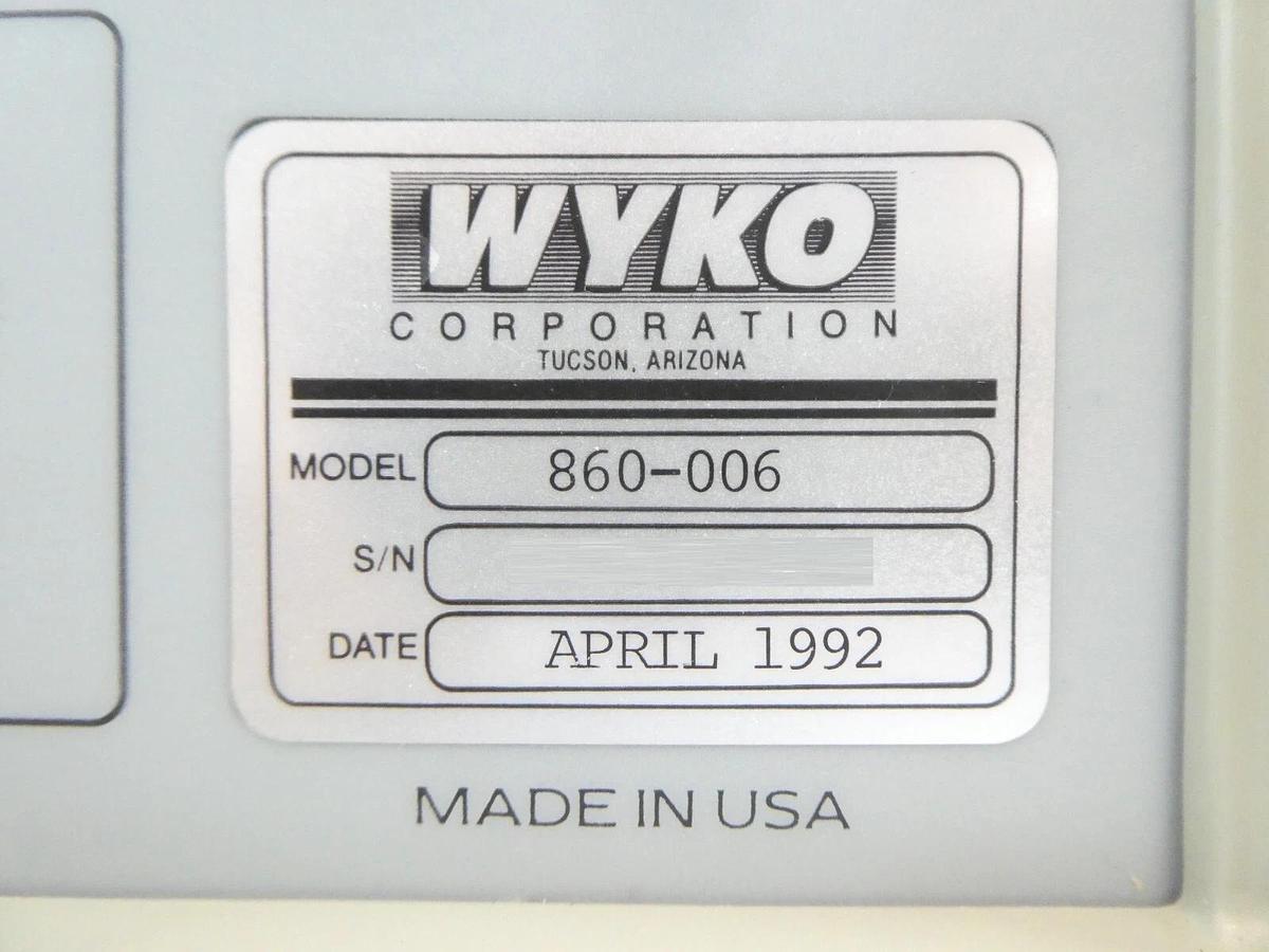 Used WYKO 860-006 Piezoelectric Transducer PZT Driver Module Working Surplus