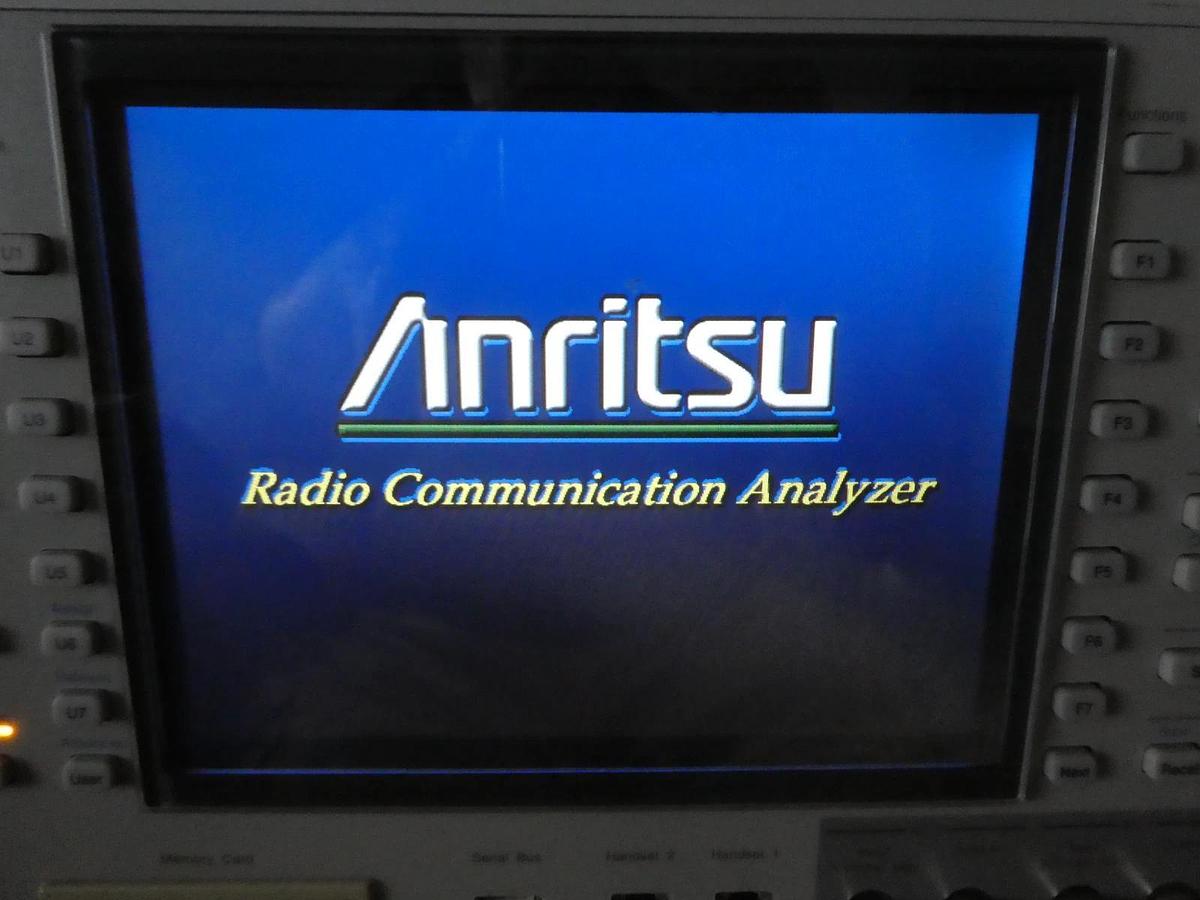 Used Anritsu MT8820A Radio Communication Analyzer 30MHz-2.7GHz Bent Connectors Spare