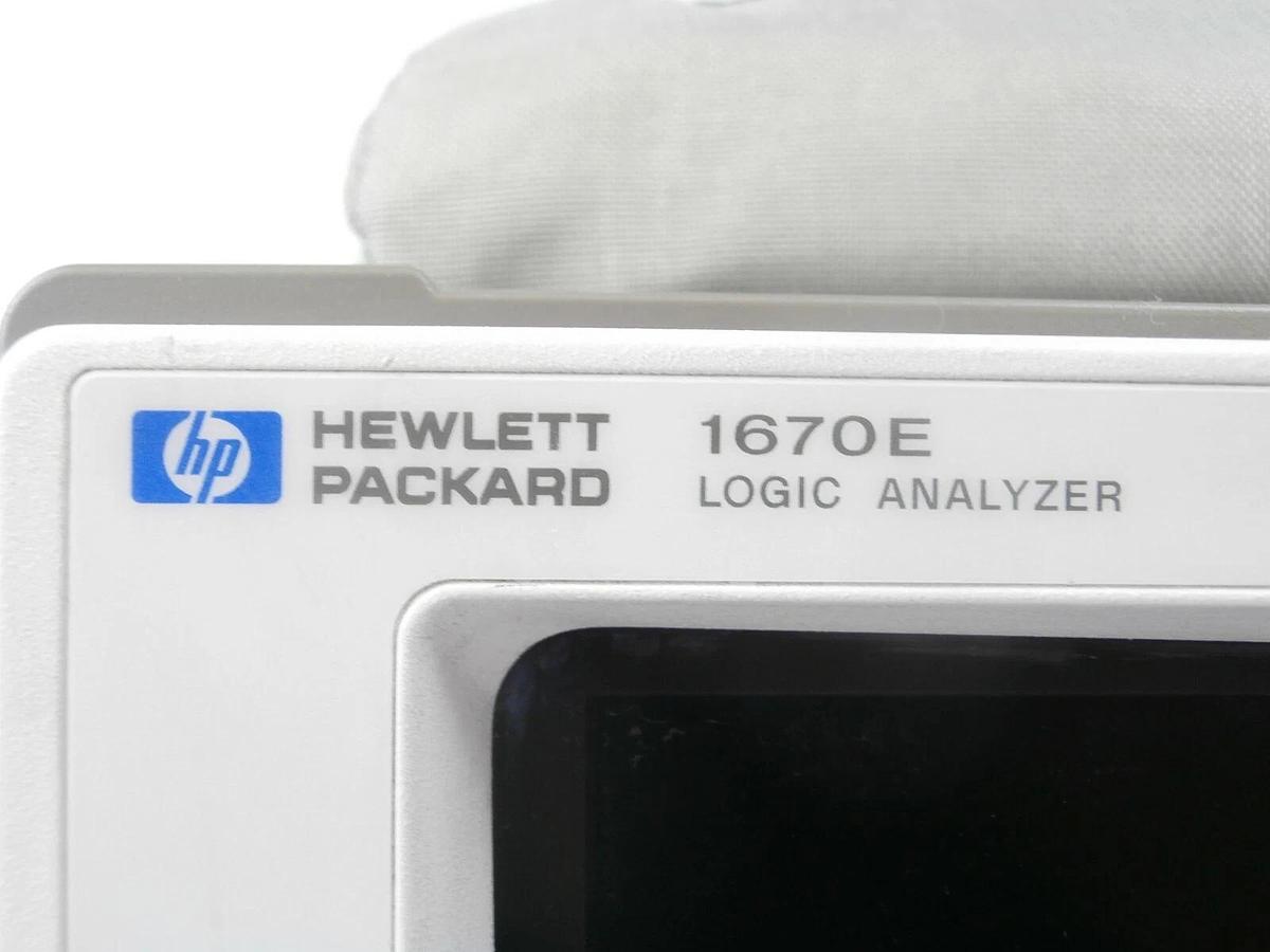 Used HP Hewlett-Packard 1670E Logic Analyzer with E5385A Calibrated Tested Working