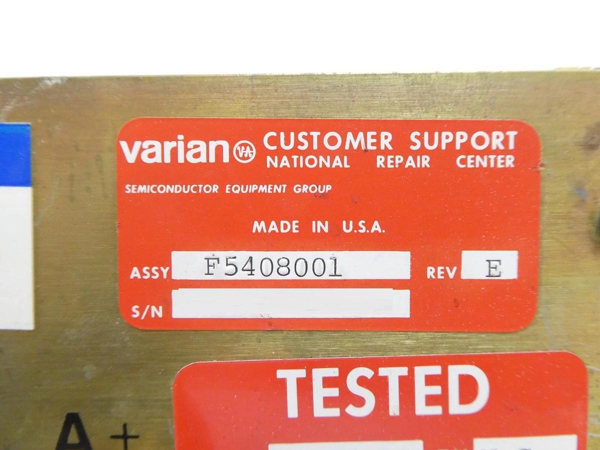 Used Varian Semiconductor Equipment F5408001 Quad Lens HV Power Supply VSEA Working