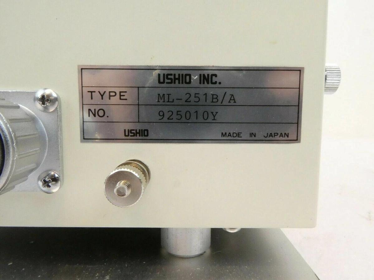 Used Ushio ML-251B/A Light Source Lamp Housing Working Surplus