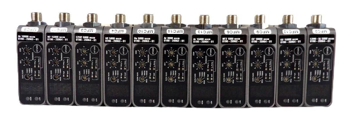 Used Celerity IFC-125C Mass Flow Controller MFC UNIT 125 Lot of 11 Working Surplus