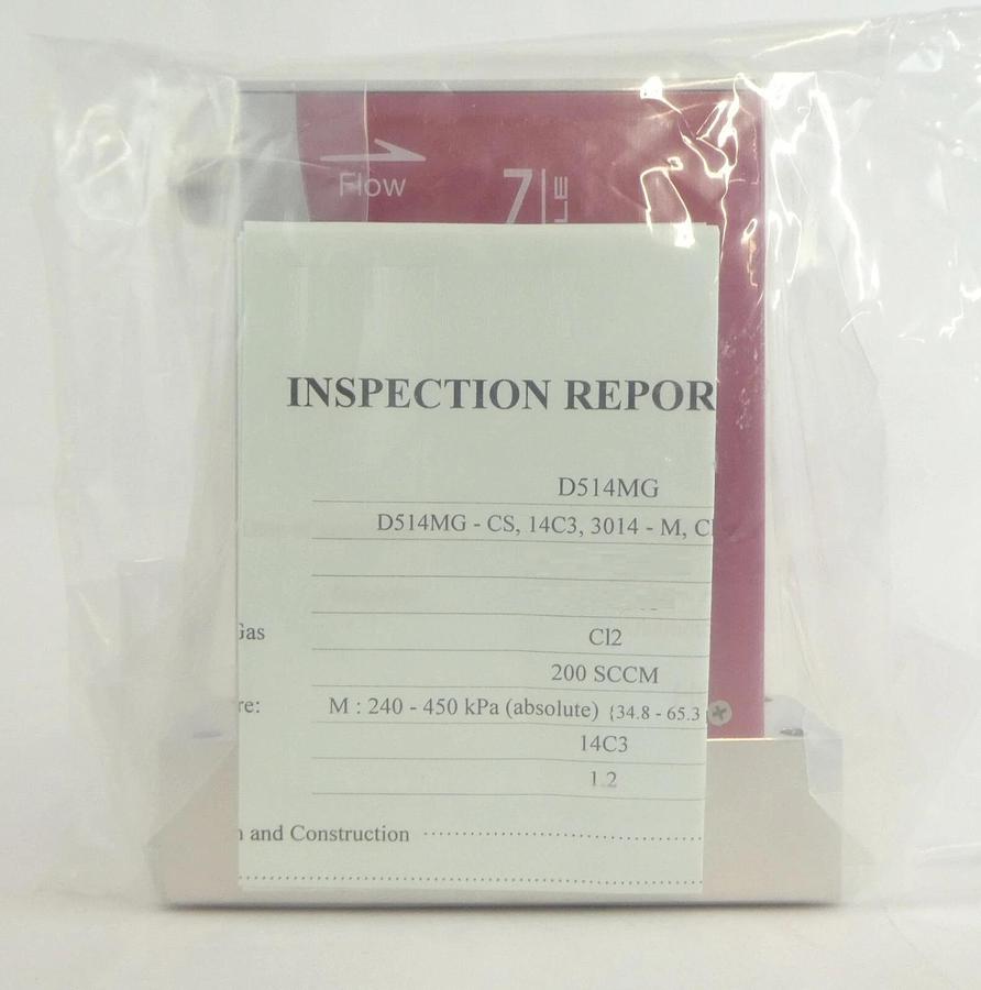 Horiba STEC D514MG Mass Flow Controller MFC 200 SCCM CI2 New Surplus