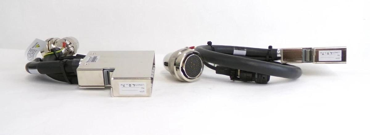 Used STP Edwards B752-04-030 Turbomolecular Pump Control Cable 1M Lot of 4 Working
