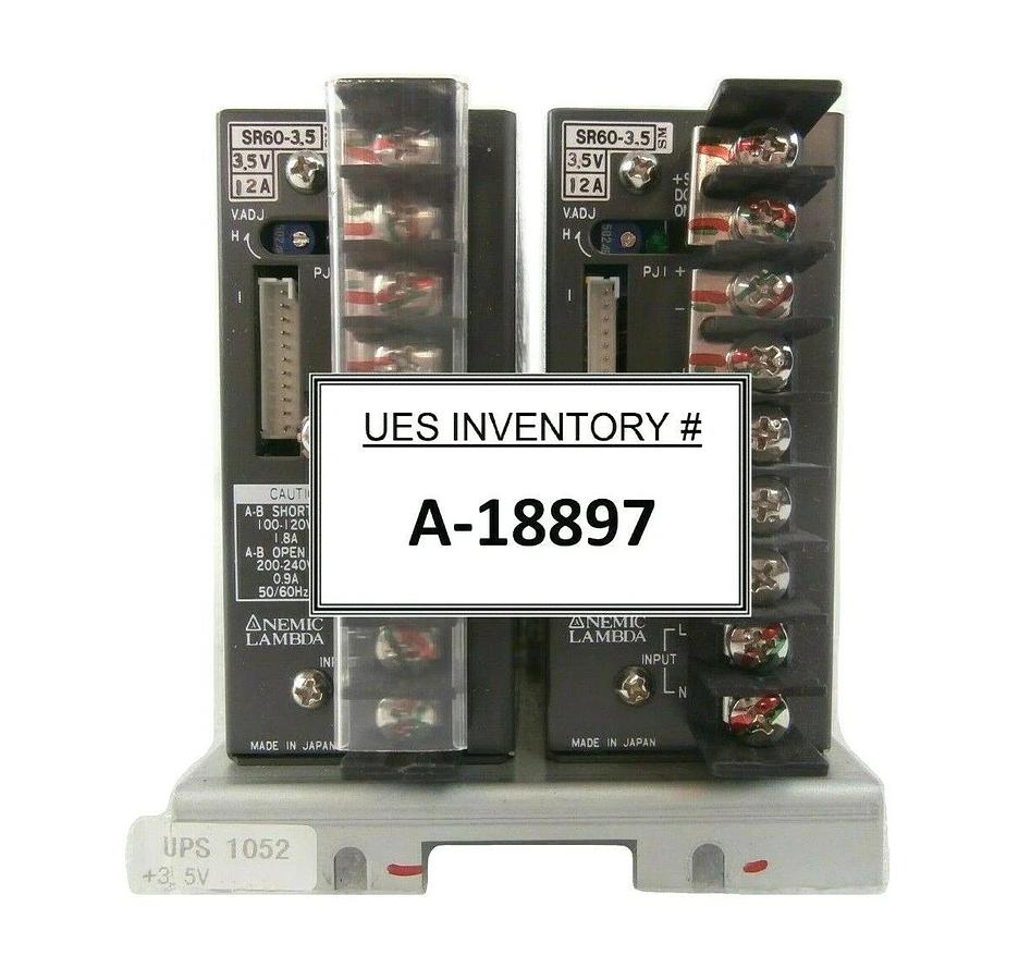 Used Advantest T2000 SoC Dual Power Supply Assembly Nemic-Lambda SR60-3.5 Working