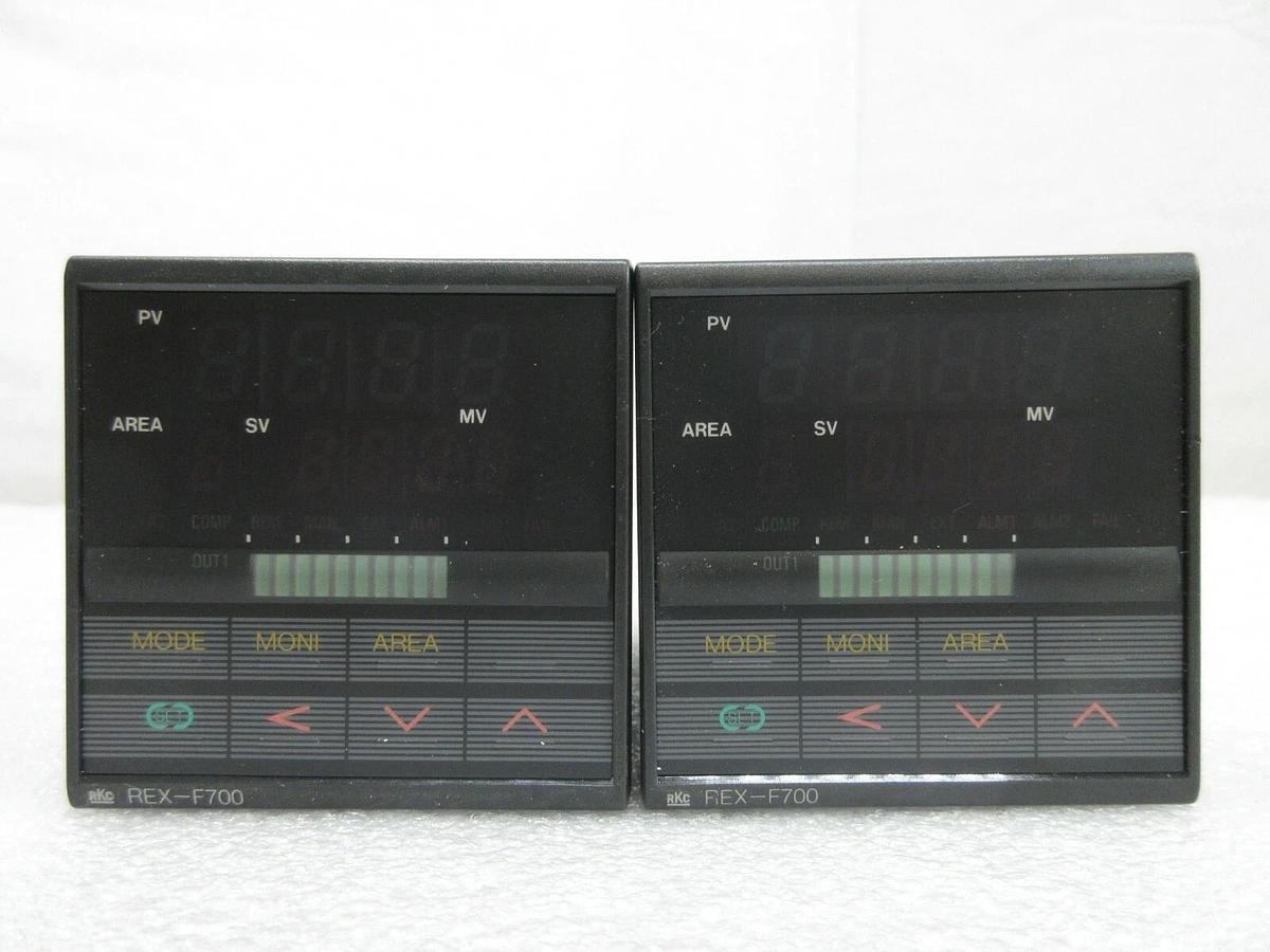 Used RKC Instruments F700FD04-8*CN-NNN-4A Temperature Controller Lot of 2 Used
