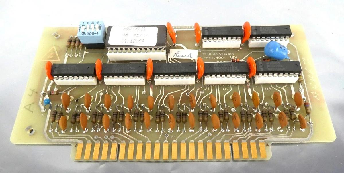 Used Varian VSEA F5374001 Logic Control PCB Assembly Working Surplus