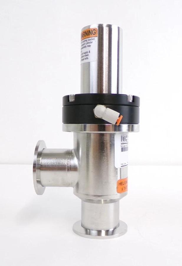 Used Nor-Cal Products 3870-01919 Pneumatic Angle Valve AMAT Reseller Lot of 2 Working