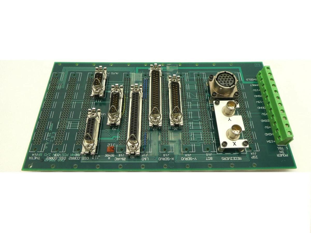 Used ESI Electro Scientific Industries CKA 58642 Beam Postion I/O Backplane PCB Spare