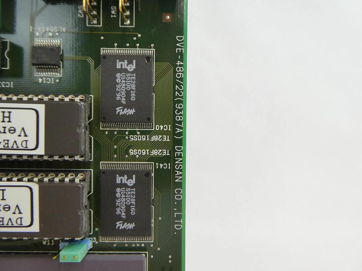 Used Densan DVE-486/22(9387A) VME SBC Single Board Computer PCB DVE 486/22S Working