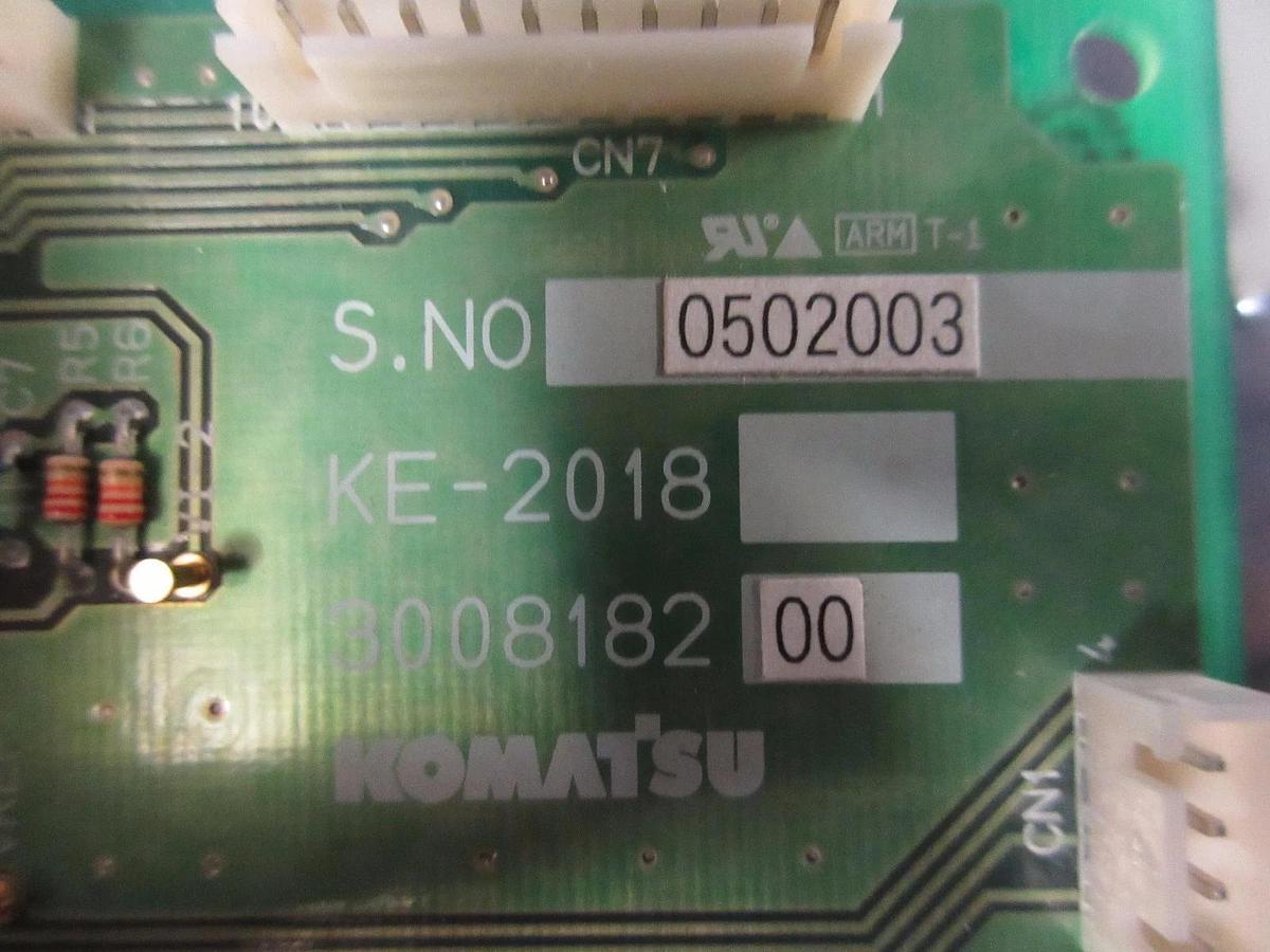 Used Komatsu 300818200 KE-2018 Interface Board PCB Used Working