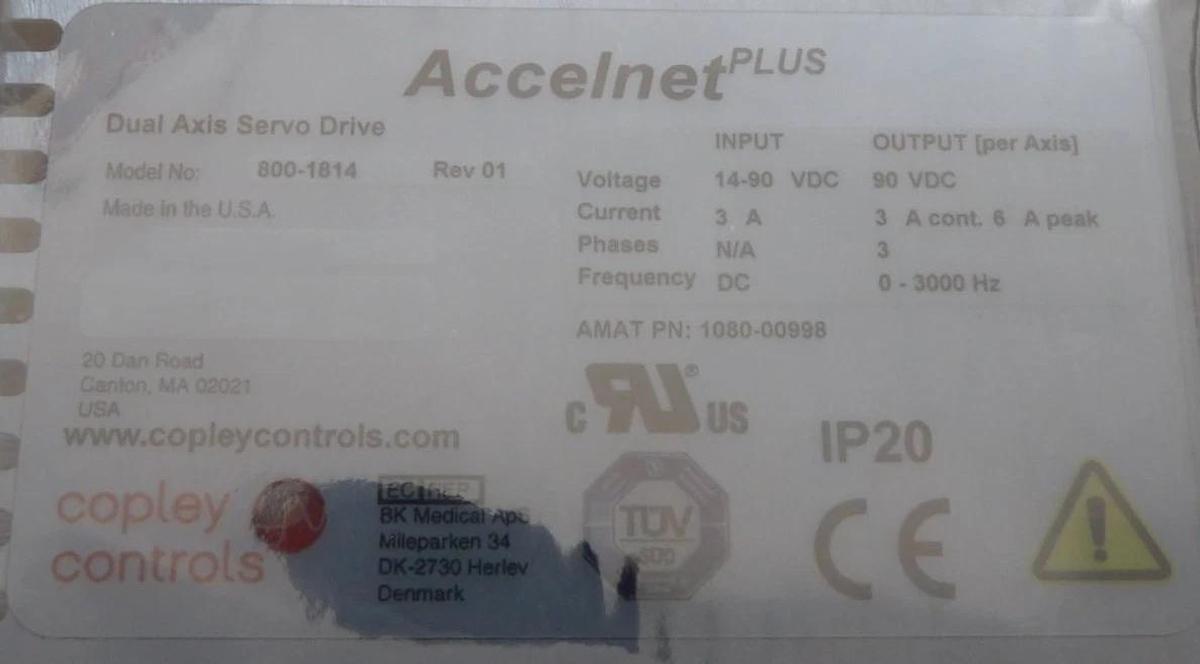 Copley Controls 800-1814 Single Axis Servo Drive Lot of 10 New