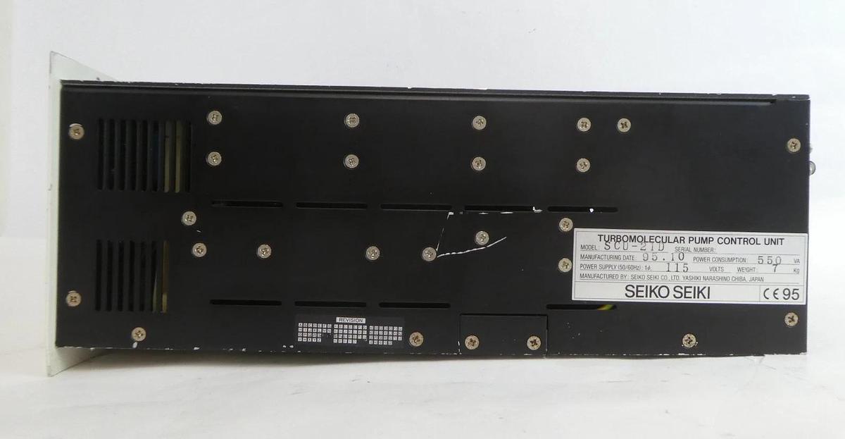 Used SCU Seiko Seiki SCU-21D Turbomolecular Pump Controller Turbo Untested Spare