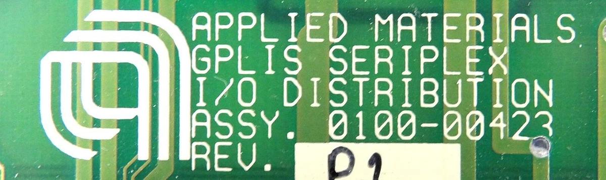 Used AMAT Applied Materials 0100-00423 GPLIS Seriplex I/O Distribution PCB Working