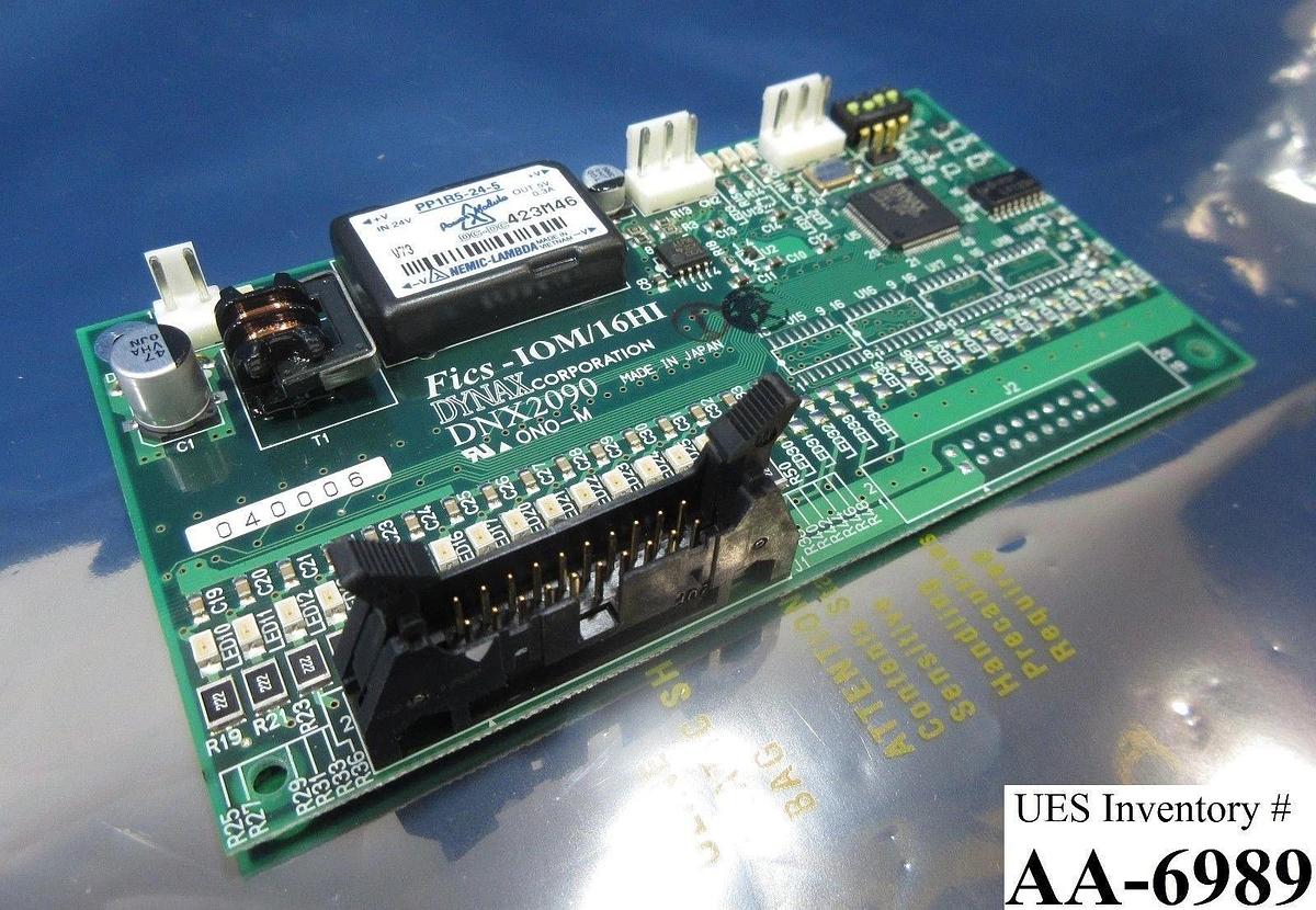 Used Dynax DNX2090 PCB Circuit Board Fics-IOM/16HI TEL T-3044SS used working