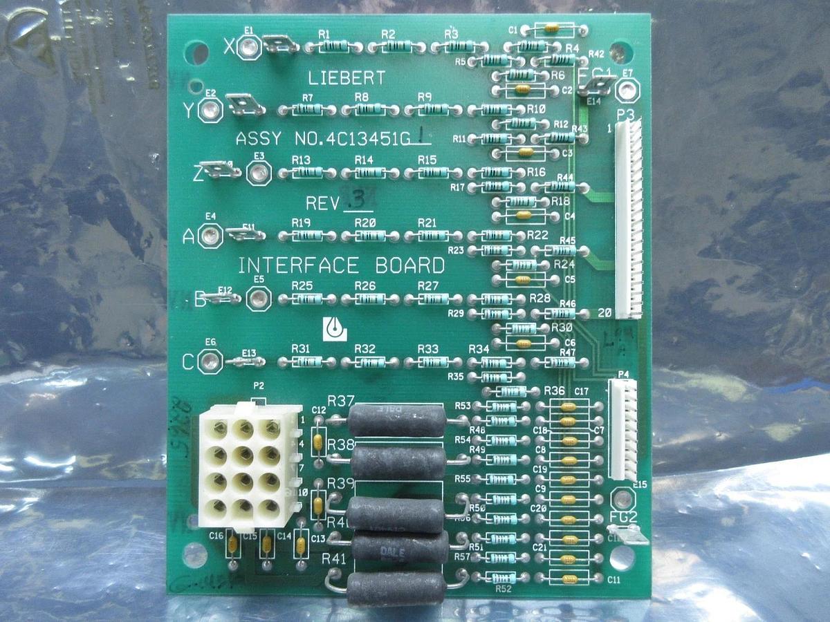 Used Liebert 4C13451G1 Interface Board PCB Rev. 3 ASML SVG 90S DUV Lithography Used