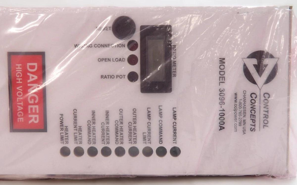 Control Concepts 3096-1000A SCR Power Controller New