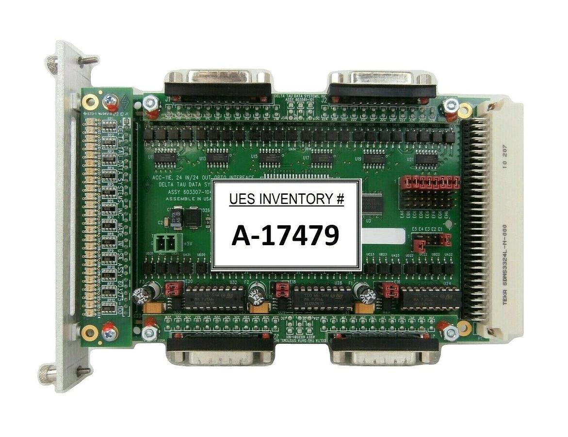 Used Delta Tau 603307-104 24 IN/24 Out OPTO PCB Card ACC-11E 603581-101 AMAT Working