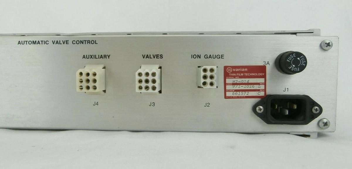 Used Varian 971-1016 M2-014 Vacuum Pump Automatic Valve Control Meter VSEA Working