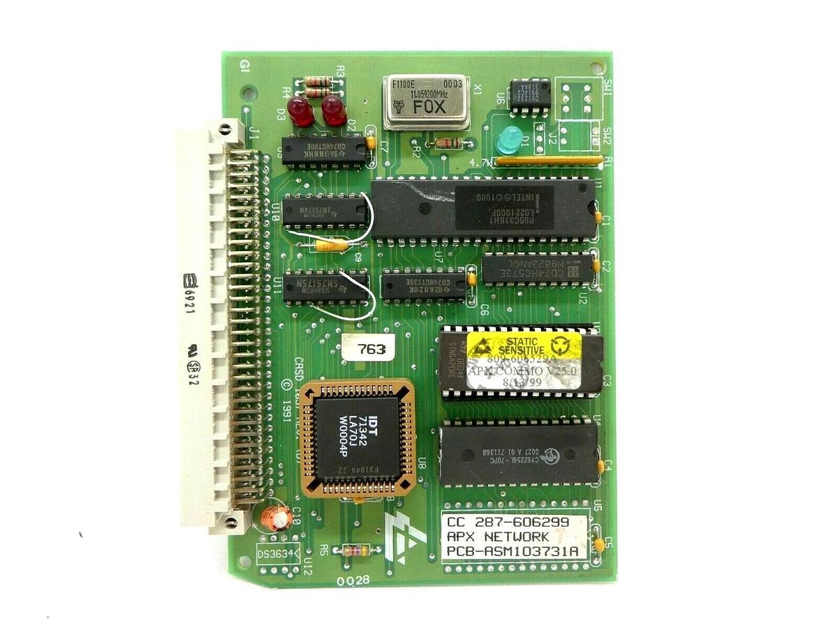 Used Air Products CRSD 1037 APX Network PCB Card CC 287-606299 ASM103731A Working
