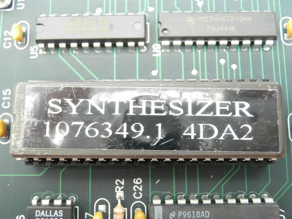 Used Verteq Process Systems 1076349-1 Frequency Synthesizer PCB Card Working Surplus